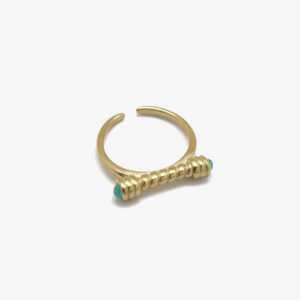 Bague Barre Torsadée