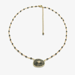 Collier chaîne Rubis Zoisite